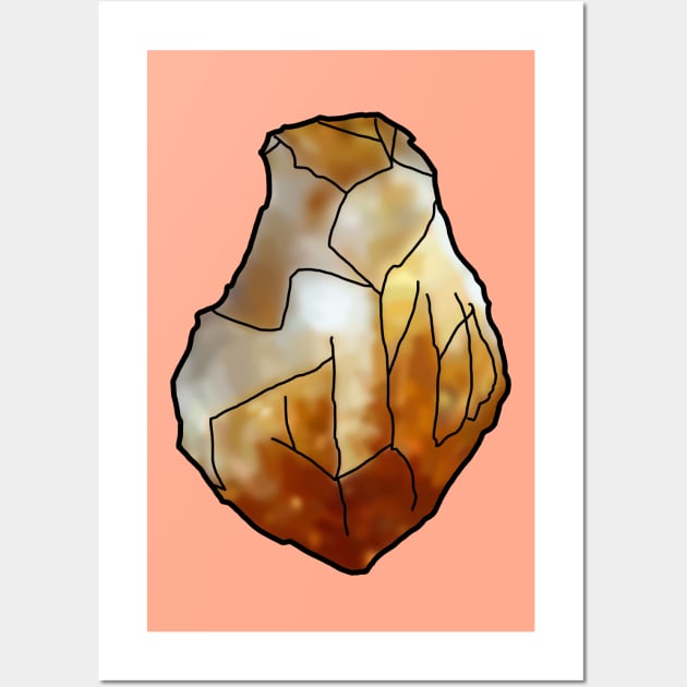 Citrine Chunk Wall Art by thatpunkguy